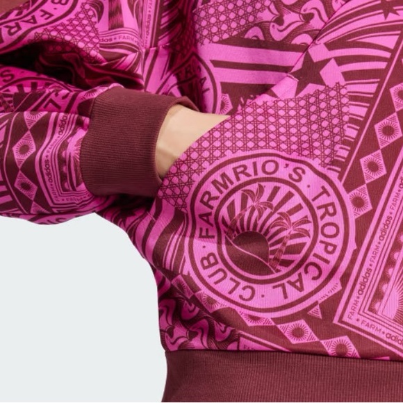 adidas x Farm Rio Track Jacket with Yellow Stripes (rare!) - Picture 13 of 14